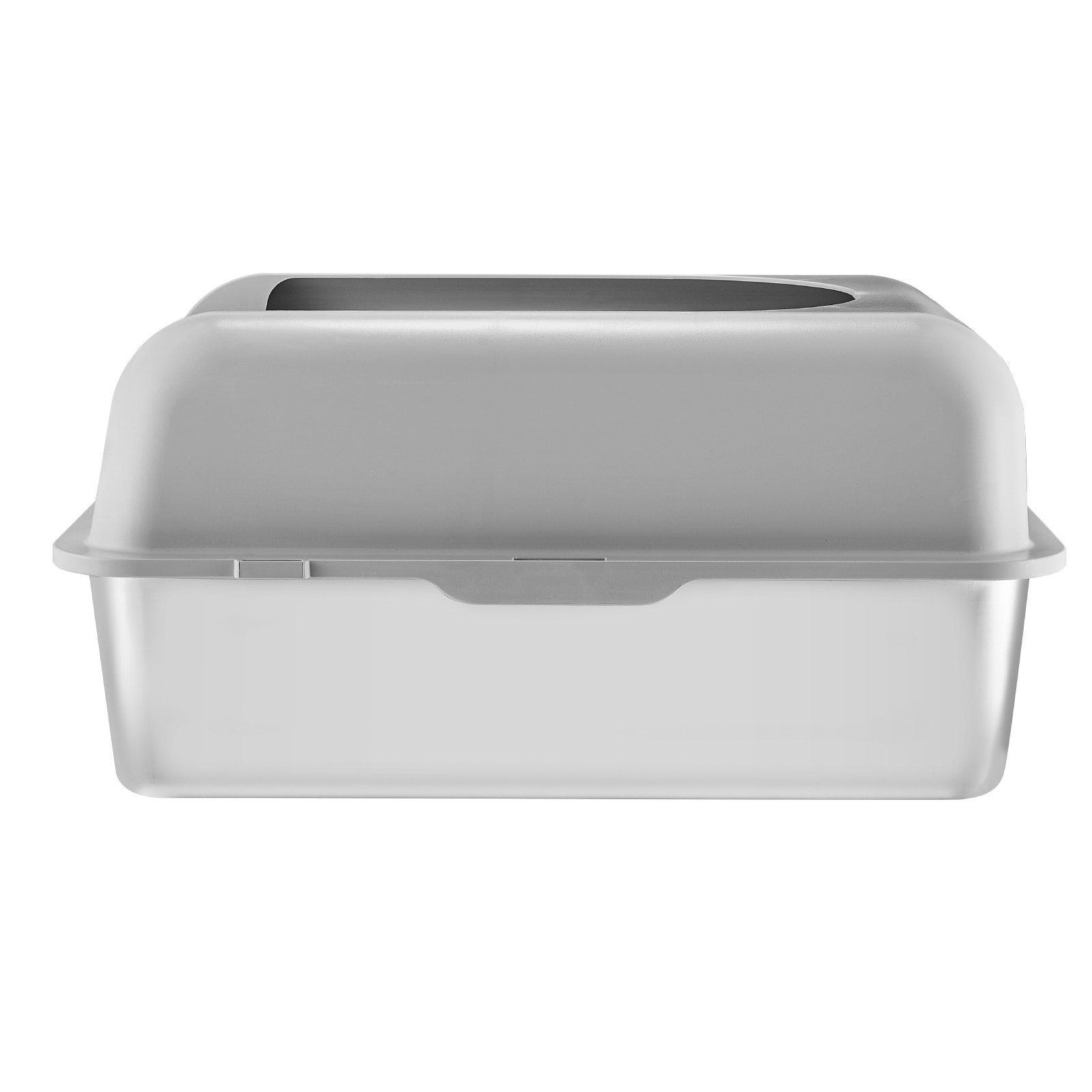 6 In Deep Cat Litter Box Odor-Free Litter Box With Filtering Foot Board_voghion.com